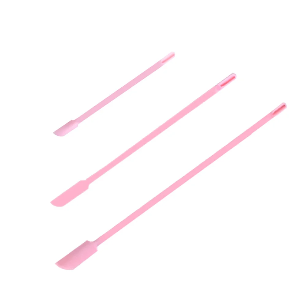 3pcs Silicone Spatulas Beauty Makeup Scraper Reusable Bottle Lotion |
