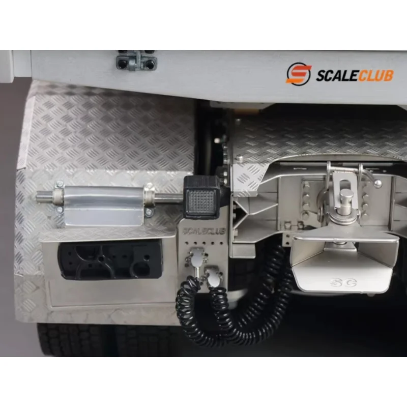 Scaleclub Modell für 1/14 Anhänger 1/10 Offroad-Kletterauto Kleiner quadratischer LED-Scheinwerfer Fh16 Truck RC-Zubehör