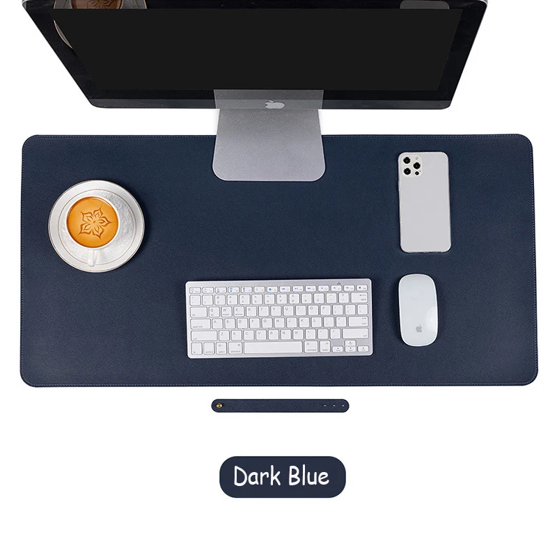Oversized Waterproof PU Leather Desk Mat and Mouse Pad
