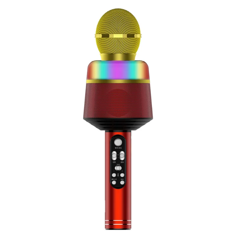 

Experience the Magic of KTV with the Q008 Seven Lights Wireless Microphone!