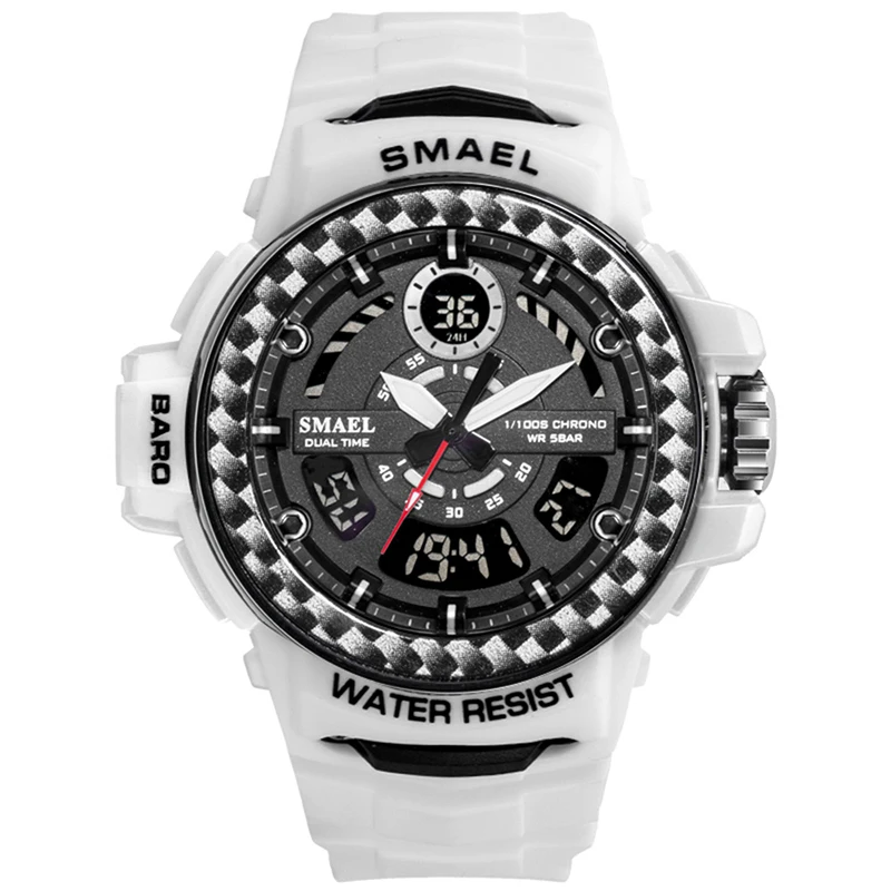 Classic Brand Boy Girl Sports Watch Dual Display Analog Digital LED Electronic Quartz Watches Waterproof Swimming Military