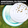 Round Small 145cm Outdoor Hot Tub Coverinflatable Round Collapsible Swimming Pool Filler Dust Cover Thermal Cover 3