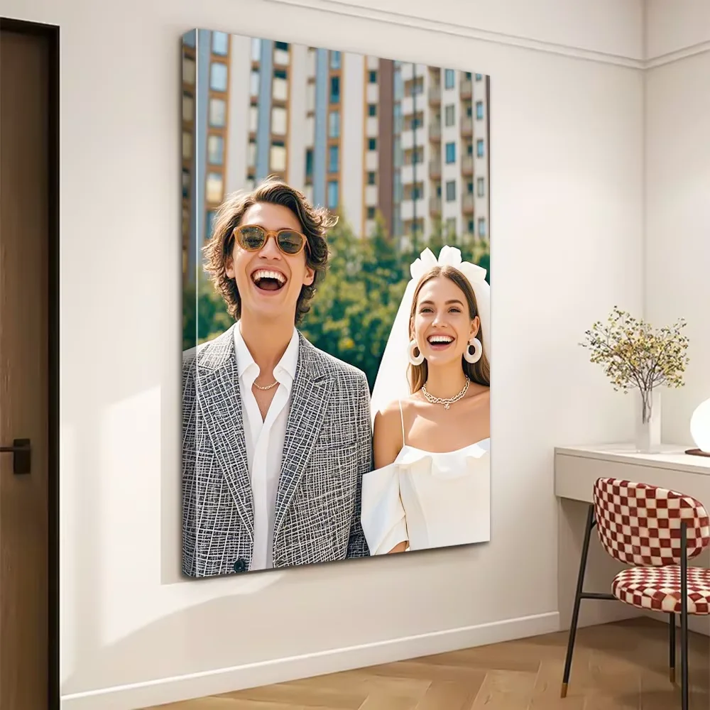 Personalized Photo Wall Art: Unique Custom Picture Poster Gift