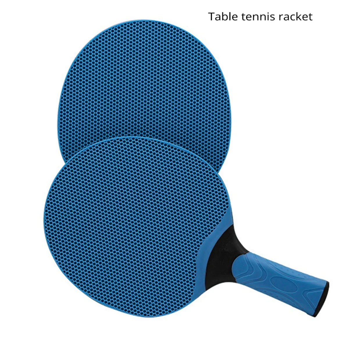 BAAU Sports Goods Silicone Multi-Color Table Tennis Rackets Suitable for Beginners in Training and Competition Blue