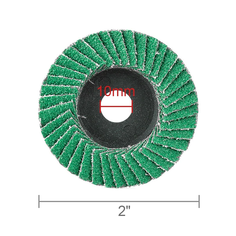 XCAN 1/5 Pcs Flap Polishing Wheel Disc 2Inch(50mm) Angle Grinder Sanding Discs 80 Grit Grinding Wheels for Wood Metal Buffing