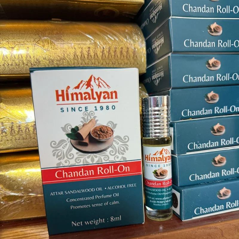 India Himalayan Sandalwood Incense Essential Oil Pure Walking Beads 8ml Soothing Sleep Aromatherapy Difusor De Aroma