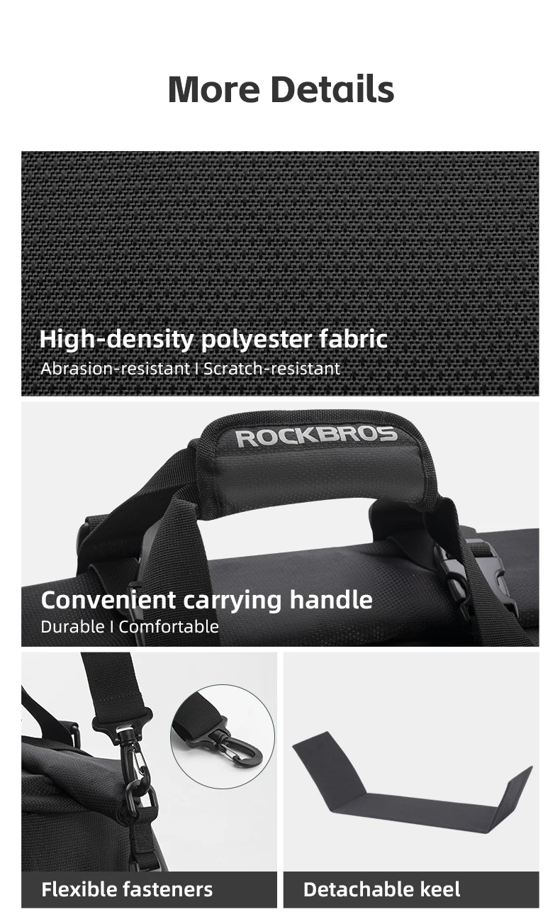 pannier bag secure attachment detail