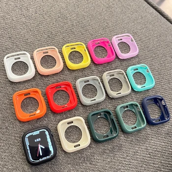 Protezione in silicone per Apple watch Custodia 45mm 41mm 44mm 40mm 42 38mm Accessori Smartwatch Cover iWatch Series 3 4 5 6 SE 7 8 9