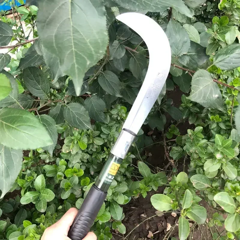 New Sickle, home lawn mower, outdoor tree branch repair, open circuit knife, long handled chopping knife, weeding hook knife