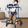 Adult Rehabilitation Walker, Rehabilitation Training Equipment, Fall Prevention Trolley, Elderly Standing Walking Frame 2