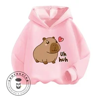 Capybara Cartoon Natural Cotton High Quality Niche Design Exquisite Details Feel Skin Friendly Children’s Autumn Winter Hoodie