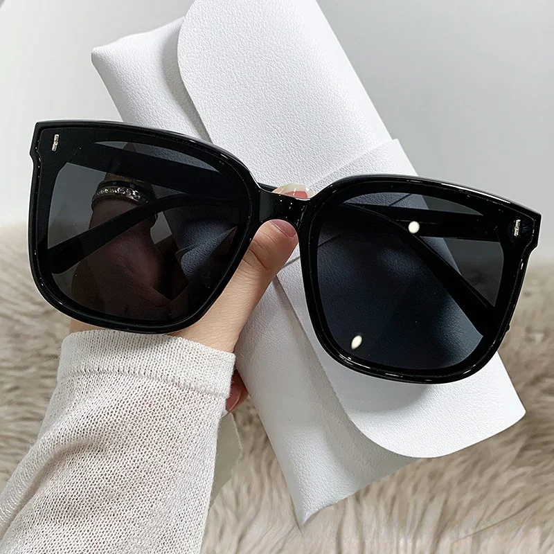 Women Large Frame GM Sunglasses Brand Designer Vintage Square Sun Glasses Female Classic Oversized UV400