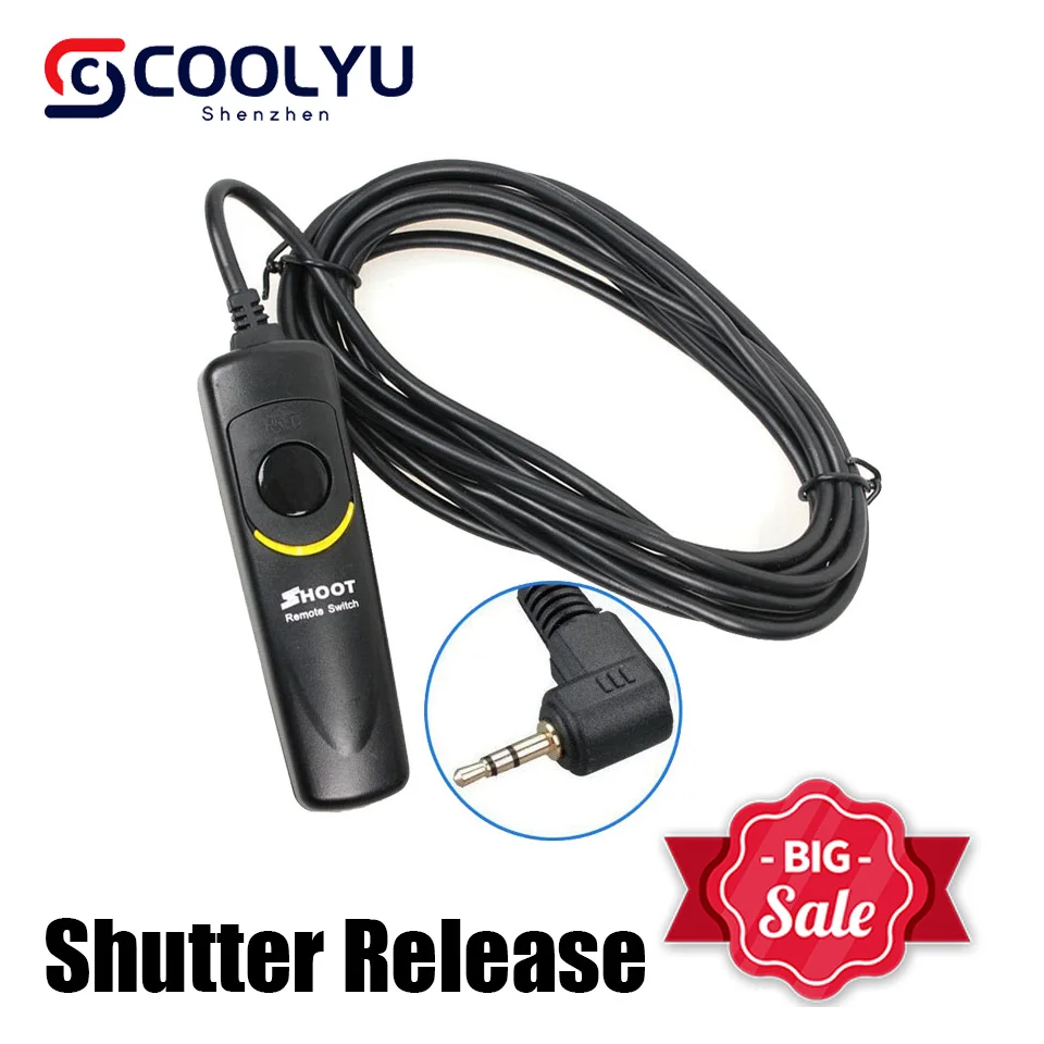 Cavo Di Rilascio Dell'Otturatore Del Telecomando Per Pentax K-3 K-5 K-7 K-M K-30 K-50 K-110 Per Canon Powershot G16 G3X Sx50/60 Rs-60E3