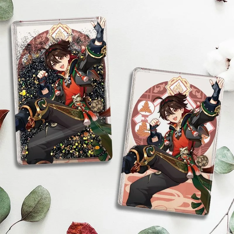 

Anime Game Cosplay Gaming Cartoon Acrylic Flowing Quicksand Mahjong Ornament Student Collect Gifts