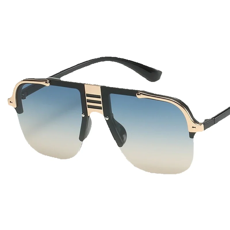 Yingling Personalized Metal Modern Show Trend Sunglasses Men's Fashion Internet Celebrity Toad Glasses_voghion.com