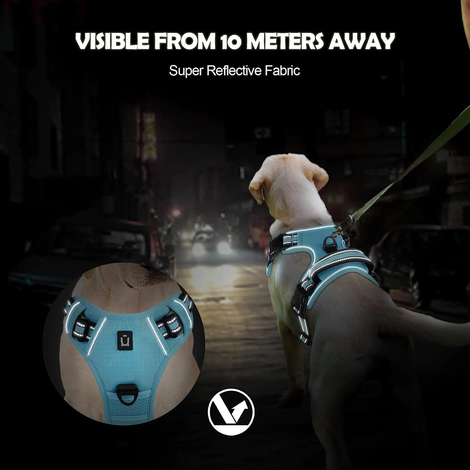 Comfort-Fit Adjustable Dog Harness with Control Handle
