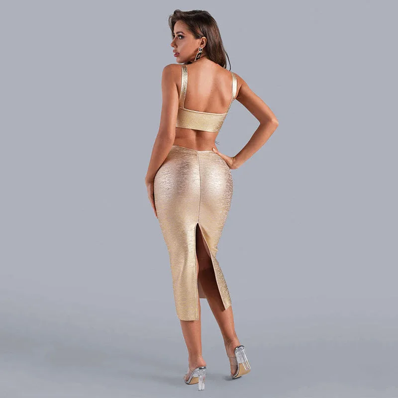 Sexy Gold Metallic Bandage Dress Women New Hollow Out Backless Sleeveless  Birthday Party Dresses Elegant Bodycon Vestidos BA264 - AliExpress Sexy Gold Metallic Bandage Dress Women New Hollow Out Backless Sleeveless Birthday  Party Dresses Elegant Bodycon Vestidos BA264 - AliExpress