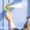 Handheld Fog Fan, Small Rechargeable Personal Cooling Fan with Portable Fog Water Function, Suitable for Indoor Travel Use 4