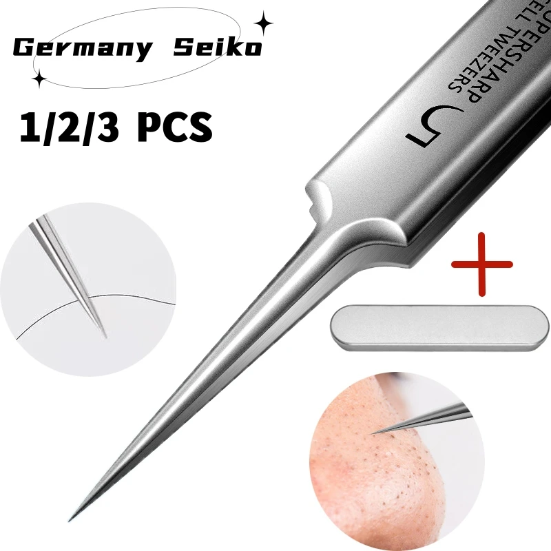 Ultrafine Cell Pimples Blackhead Clip Tweezers Beauty Salon Special Scraping Closing Artifact