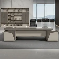تخزين مكتب الرئيس الملحقات الفاخرة الحديثة خزانة العمل مكتب المؤتمرات الاستقبال الألعاب مصمم Escritorio أثاث المكاتب 2