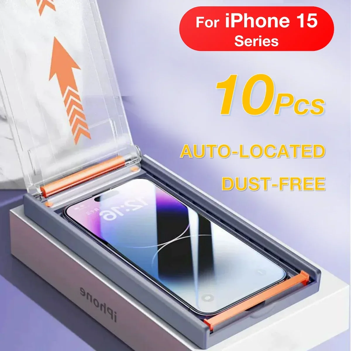 

Защита экрана для iPhone 15 Pro Max, пленка для экрана 14, 13, 12 Pro Max, закаленное стекло, антибликовое покрытие, 1 телефон