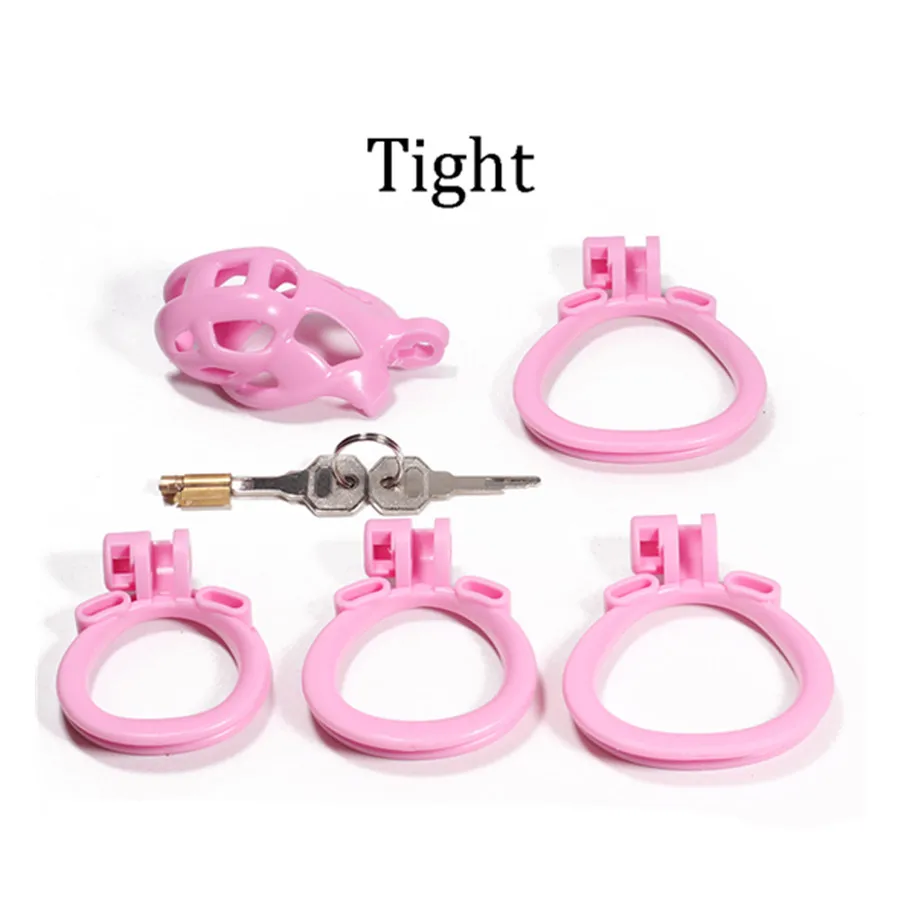 3.0 Pink Quality Cobra Chastity Device With Double-Arc Cuff Penis ring,Dick Cage Cock ring BDSM restrain Sex TOYS For Men
