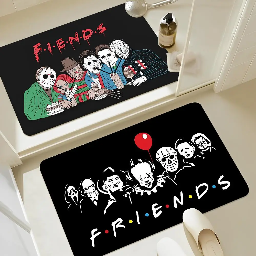 

Horror Movie Characters Floor Mat Floor Mat Nordic Style Home Doormat Bathroom-Toilet Mats Bedroom Hotel Decor Mat