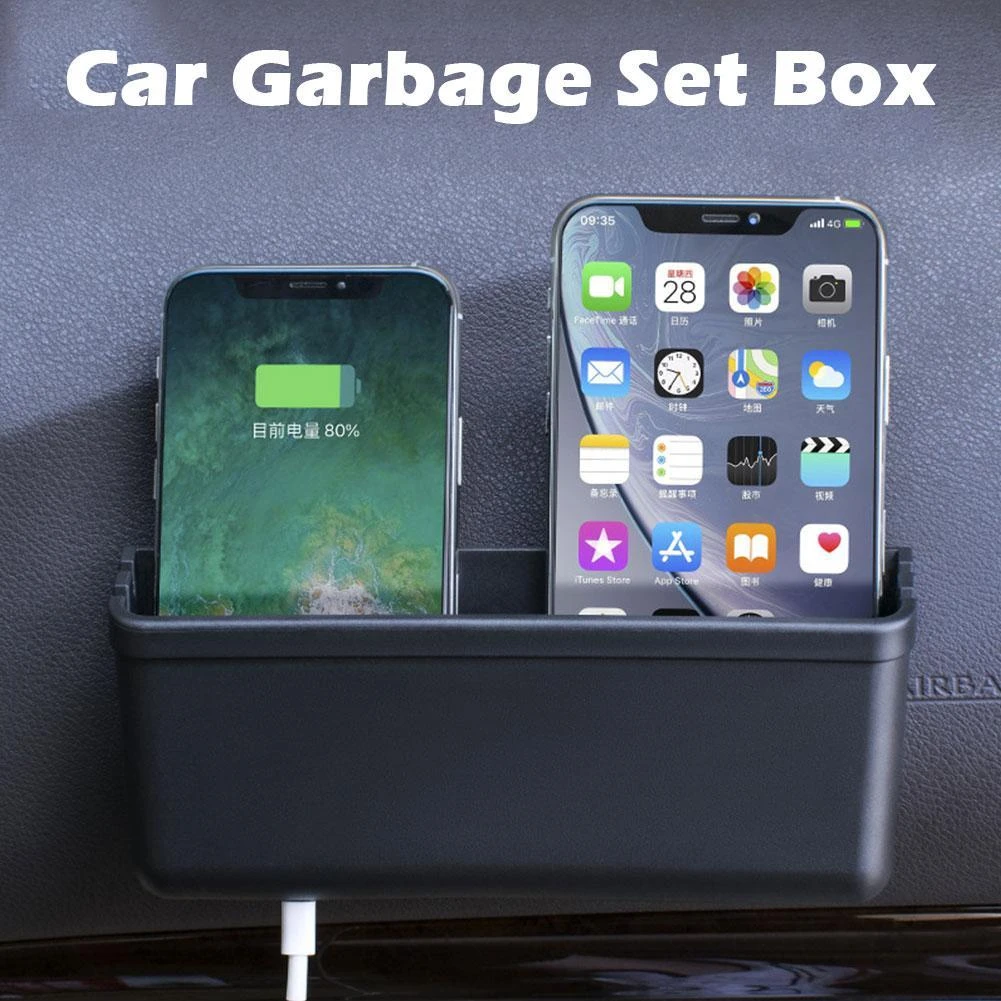 Car Door Side Storage Box Organizer Auto Dashboard Holder Pocket For