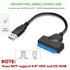 Adaptador de disco duro USB 3,0 a SATA de 2,5 pulgadas SSD HDD para ordenador portátil de escritorio adaptador de expansión de disco duro Sata a USB