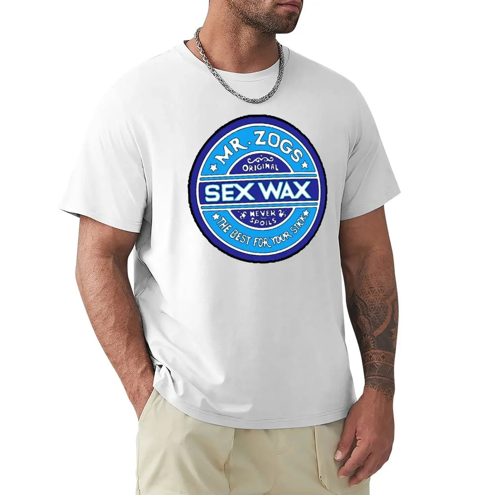 Mr Zogs Blue T-Shirt Cute Top Oversize T-Shirt Oversize Per Uomo