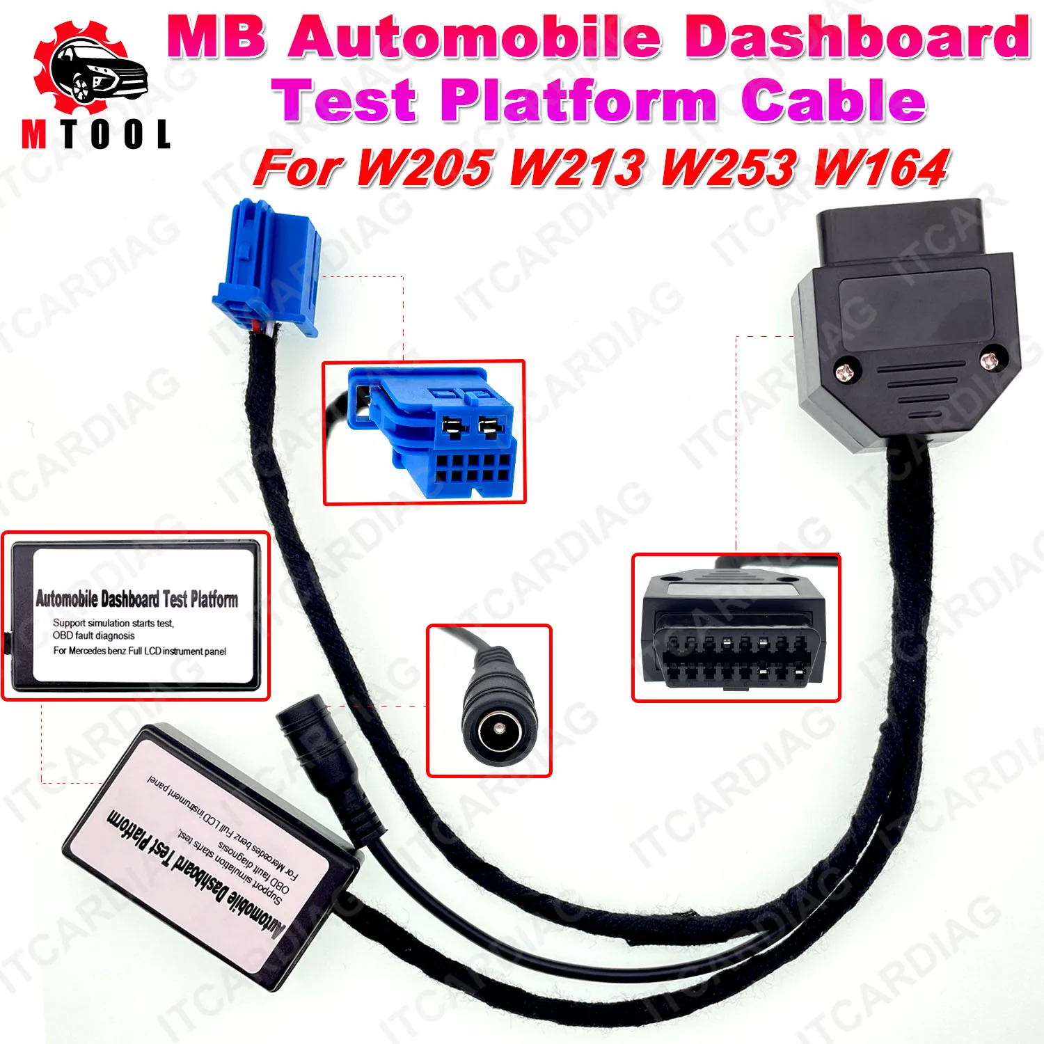 AutomobileDashboardTestPlatformW205W213W253W164CableFor