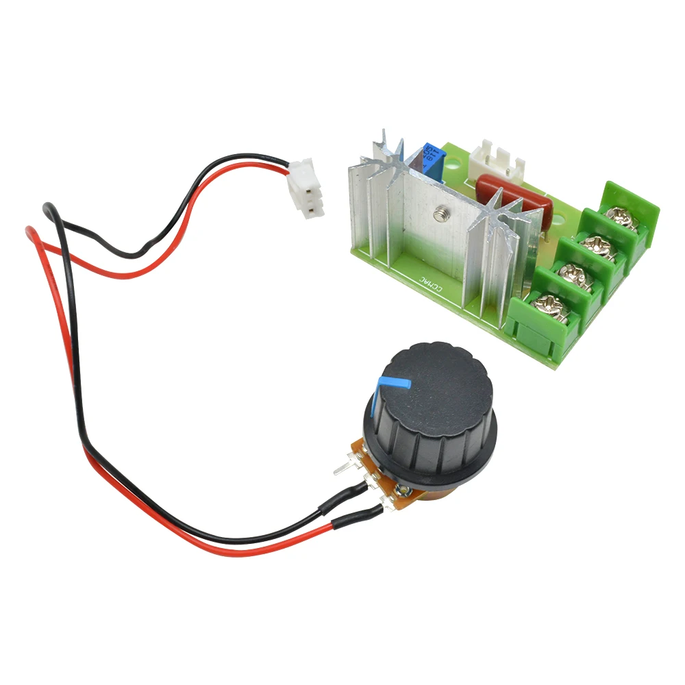 AC 50V-220V 2000W Motor Speed Controller SCR Voltage Regulator Dimming Dimmers Governor Module 110V