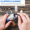 4Pieces Double-Sided Razor Trimmer Shaver Cleaning Brush Clipper Cleaner Brush Clipper Cleaning Brush for Men 5