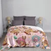 One-Piece Tony Tony Chopper Blanket Coral Fleece Plush Summer Pirate Anime Multifunction Super Warm Throw Blankets for Home 2