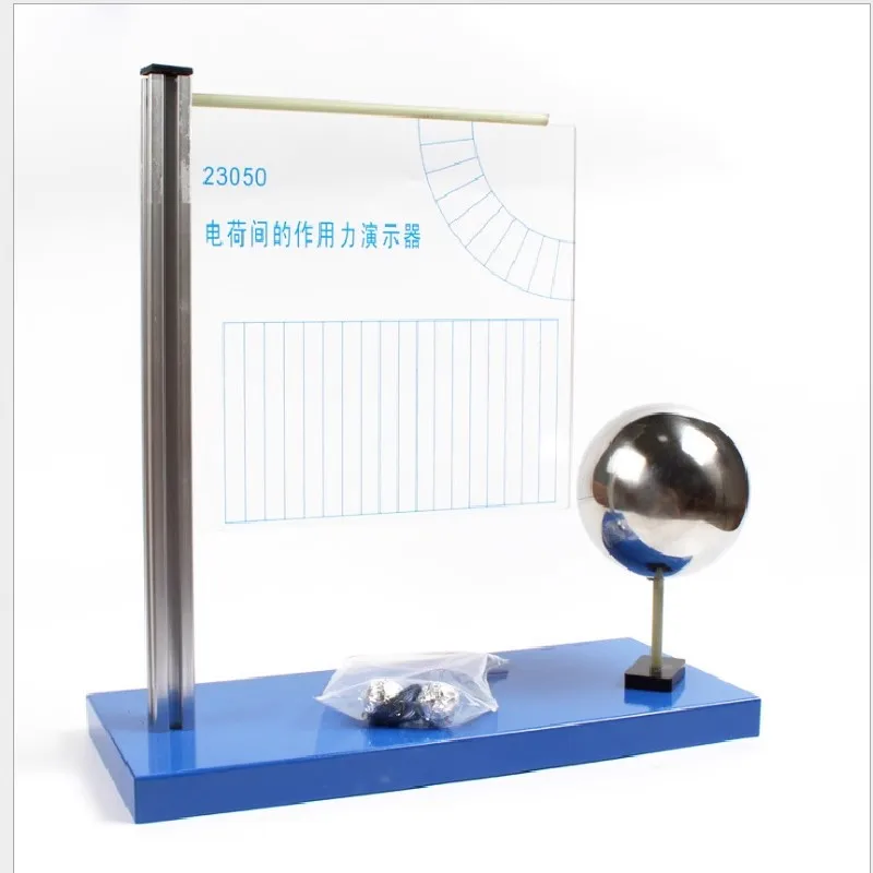 Experimental demonstration of charge interaction force in high school physics teaching instruments and teaching aids
