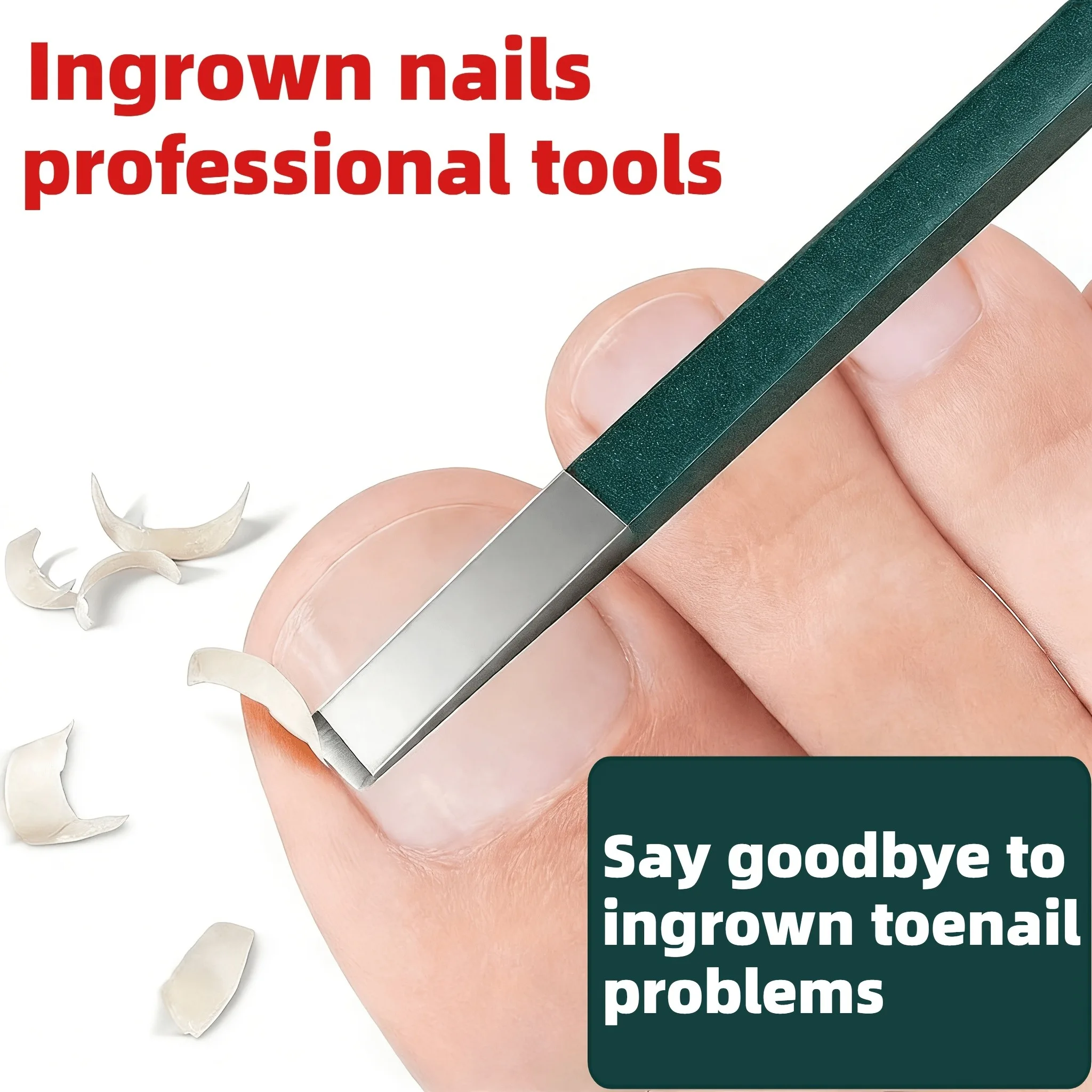 2pcs German foot repair tool, nail groove special, long flesh nail embedding tool, foot massage shop, dead skin promotion