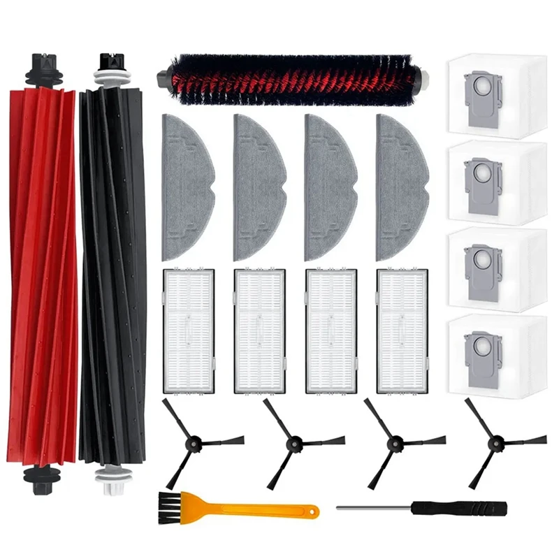 

Сменная основная боковая щетка, фильтр для швабры, пылесборник, вращающаяся щетка для Roborock S8 Pro Ultra, сменные детали