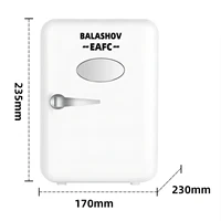 EADavid-Mini Réfrigérateur de Voiture Multifonctionnel, Petit Réfrigérateur Cosmétique Indispensable, Réfrigérateur à Boissons Portable, Voiture et Maison, 4L 6