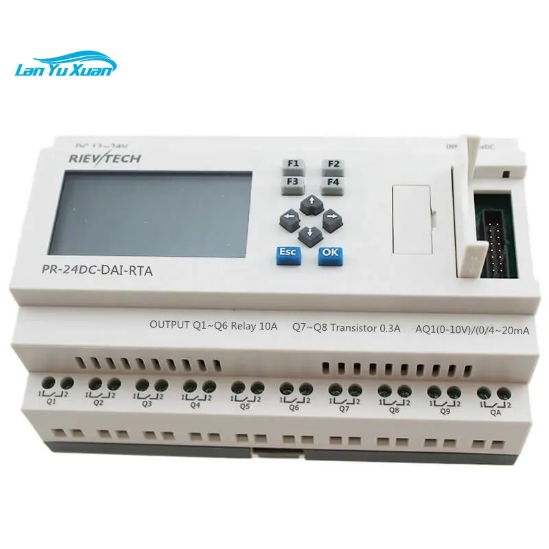 

Rievtech Intelligent Controller PR-24DC-DAI-RTA Programmable Logic Control Industry 4.0 PLC