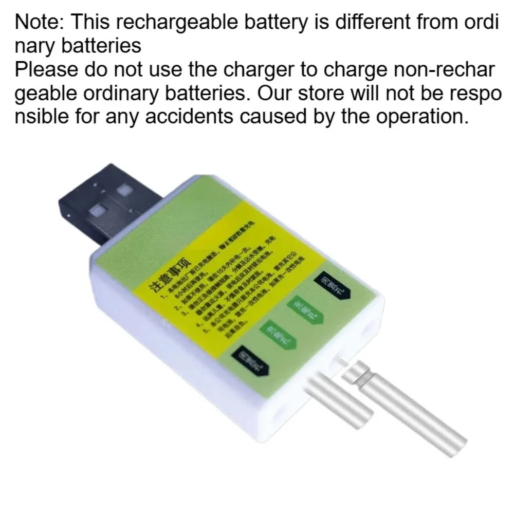 Flotteur lumineux rechargeable batterie CR425 avec chargeur USB 2 trous pour pêche nocturne électronique