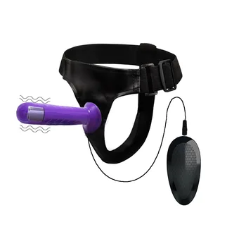 IPHISI Double Penis Pants Strap On Dildo Elastic Harness Belt Lesbian Strapon Dildo Gay Adult Sex Toys for Woman Couples 5