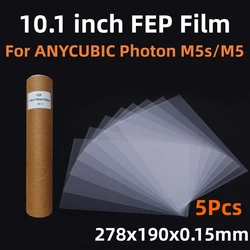 Premium Quality 10.1 - Inch FEP Film Set - Pack of 5 - 278x190x0.15mm (5 pcs)