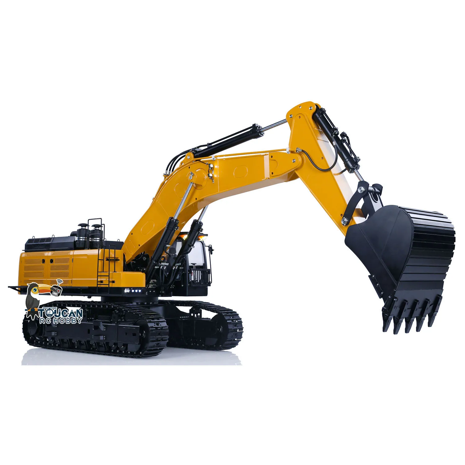 1/14 Kabolite K980 SY980H RC Metal Excavator SANY Heavy Hydraulic Earth Digger Model Light Sound Systems Painted Assembled Toy 4
