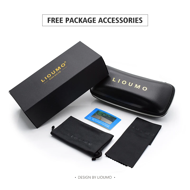 LIOUMO New Design 3 In 1 Magnetic Clip On Glasses High Quality Polarized Sunglasses Men Women Anti-Glare Eyewear gafas_voghion.com