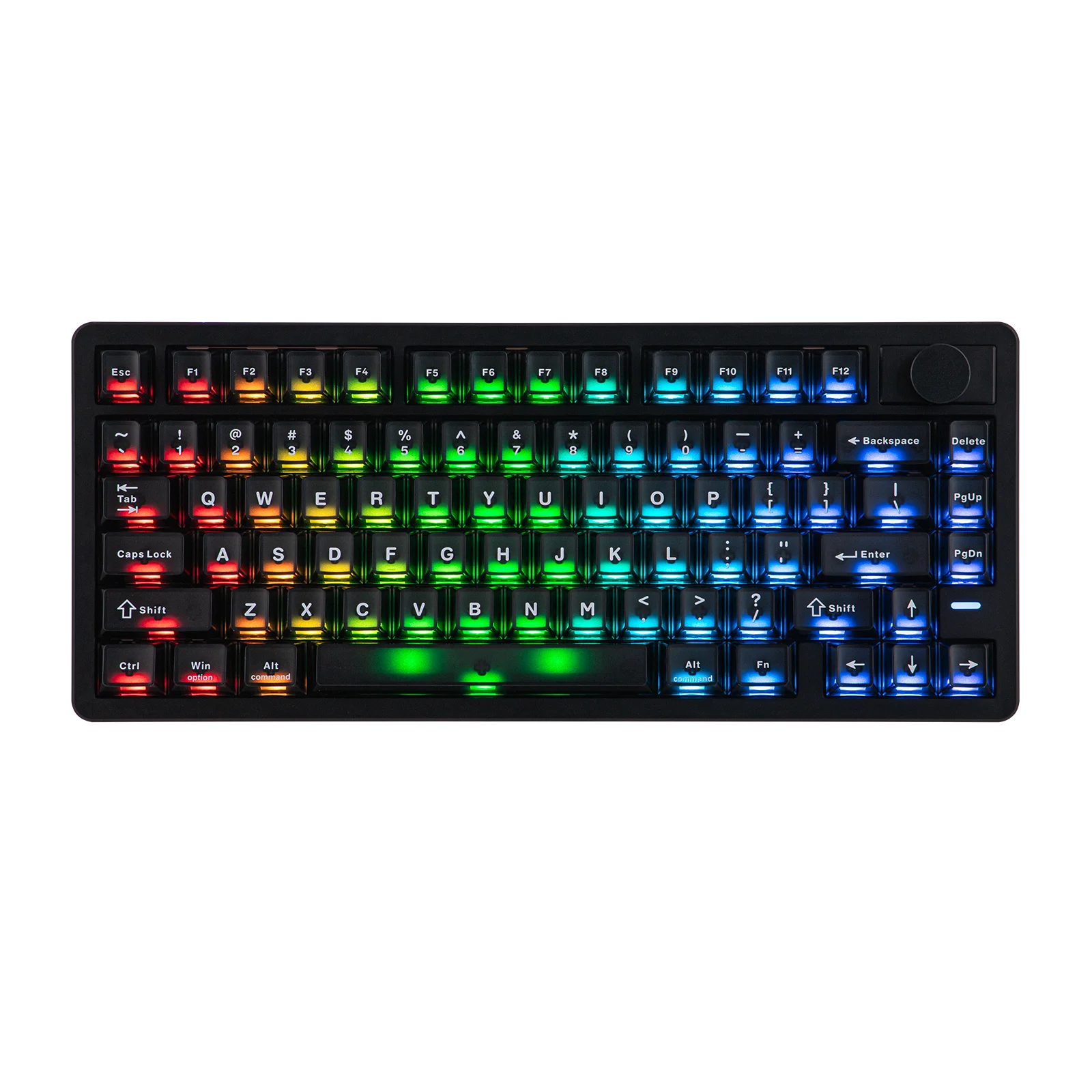 EPOMAKER HE75 V2 75% ANSI US 레이아웃 트라이 모드 무선 홀 이펙트 게이밍 키보드 0.005mm 조절 가능한 액추에이션/래피드 트리거링