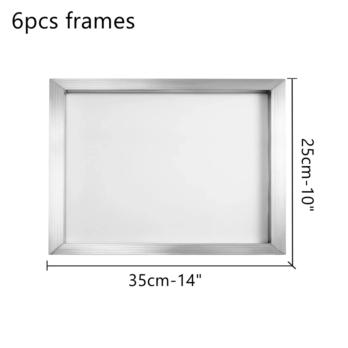 Set Of 1 Screen Printing Frame Aluminum Silk Print Polyester Mesh