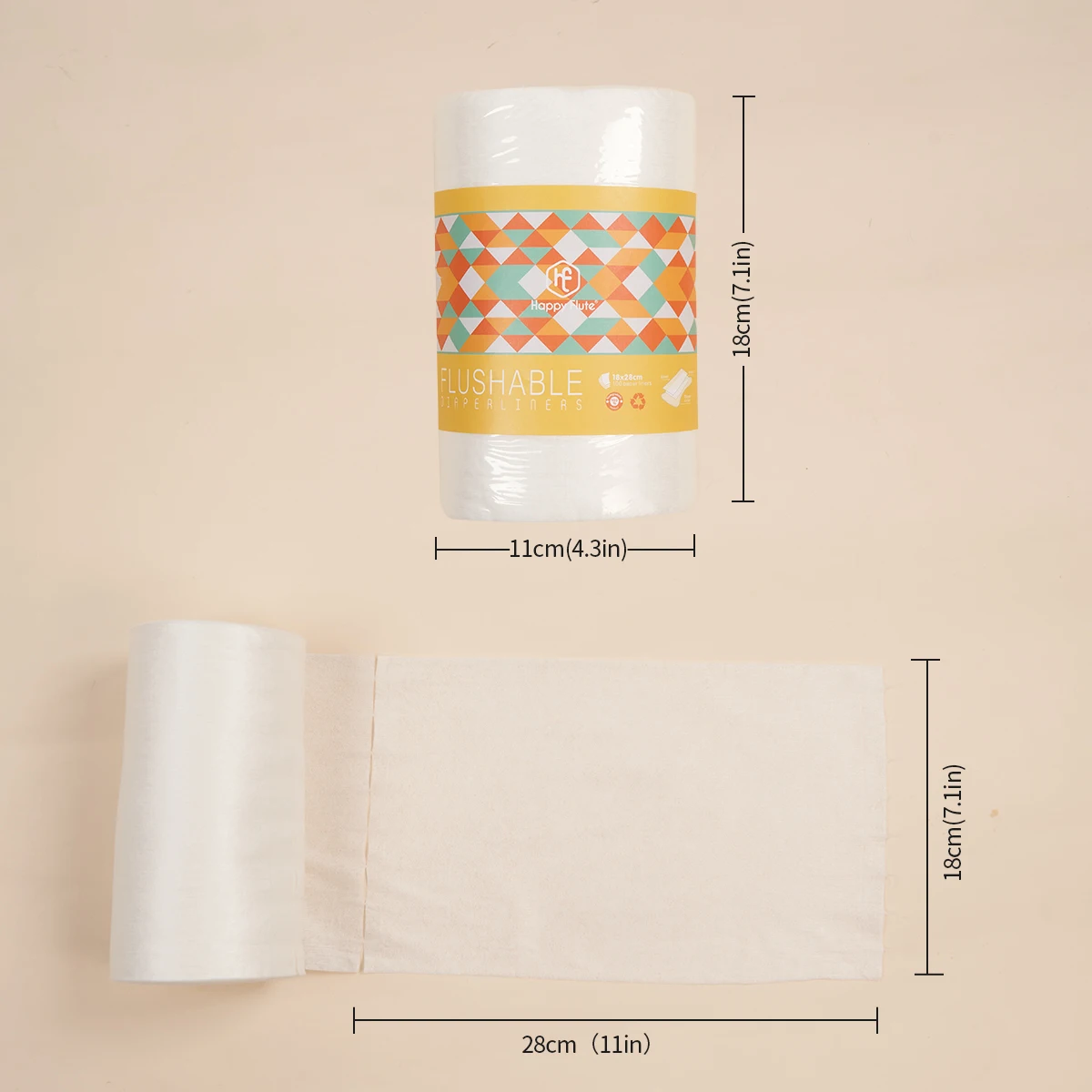Biodegradable & Flushable Cloth Diaper Flushable Nappy Liners disposable diaper liner