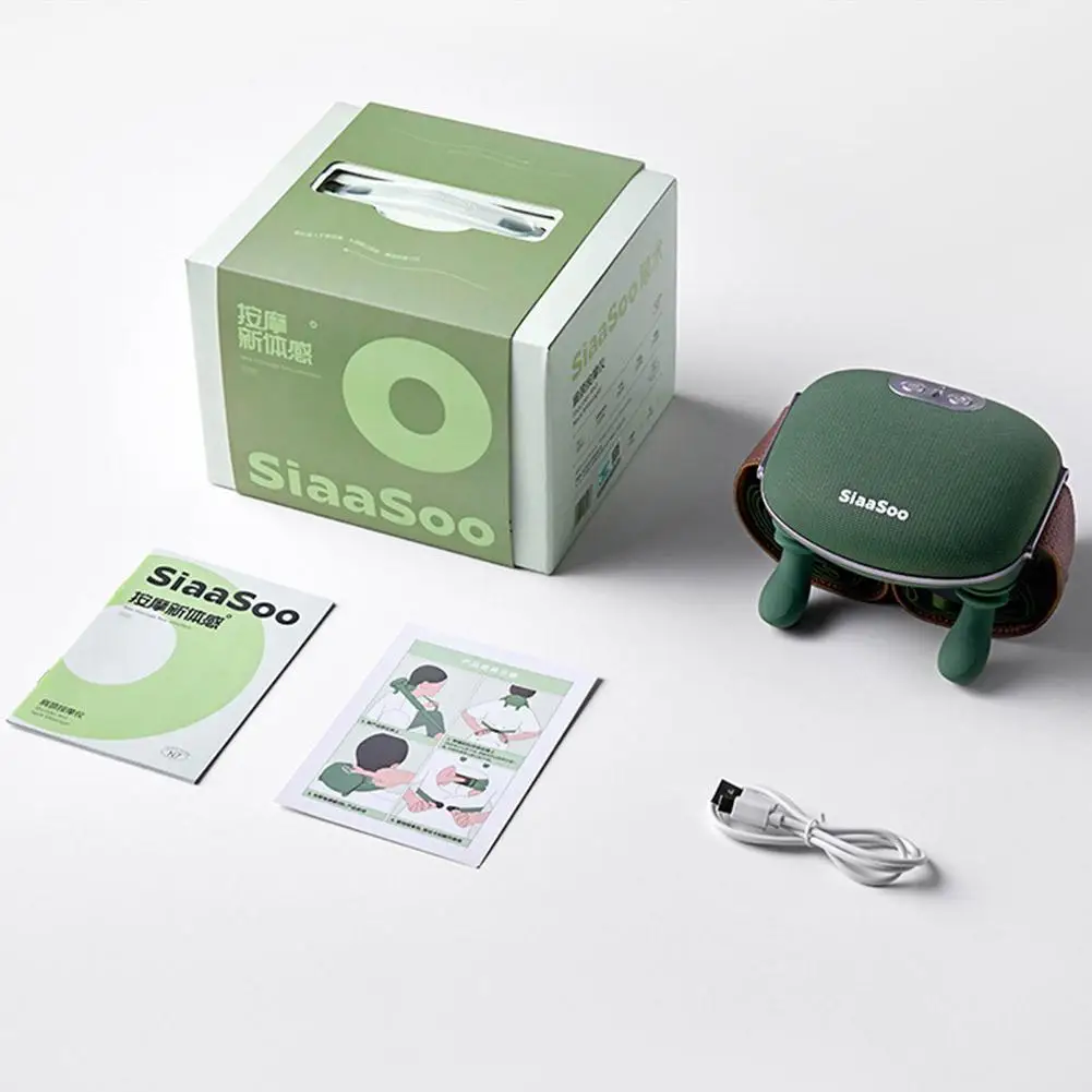 Bionic Heated Fatigue Neck Shoulder Massager Deep Tissue Shiatsu Back Cervical Massage Machine Relief Relax Massager