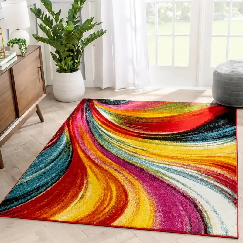 

Abstract Modern Area Rugs, Red Mat Home Home decor luxury modern design Mushroom Room decor cute Tapetes Lord of the ring Keep o
