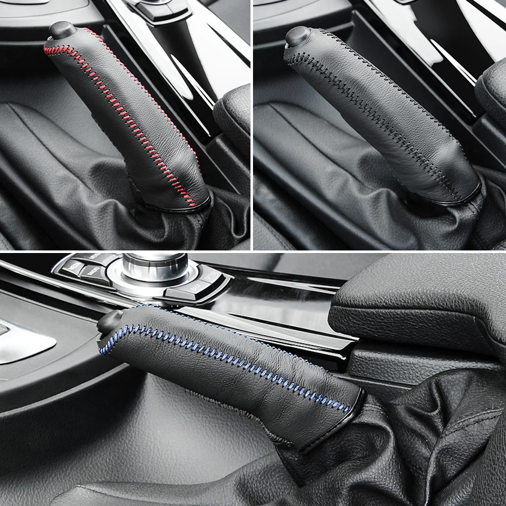 Hand Brake Cover Leather Gears for Renault duster clio kadjar trafic captur megane 2 3
